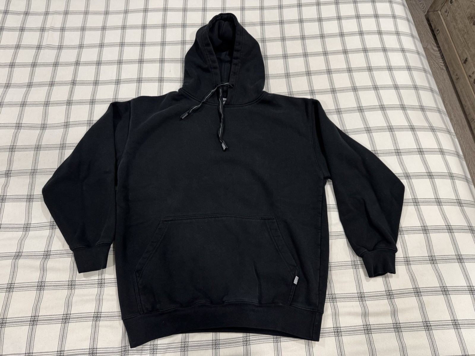 Pro Club Men’s Heavyweight Pullover Hoodie Size L Black **READ**