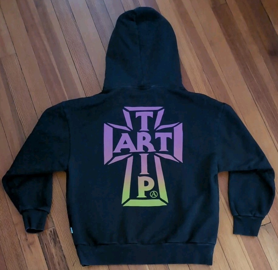 Vans x Aries Trip Art Hoodie Adult Medium Heavyweight Black *See Description