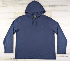 Polo Ralph Lauren Hoodie Mens Extra Large Navy Lightweight Pullover