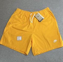 Nike Club Washed Flow Woven Shorts Casual DX0619-717 Gold White Men’s Sz M-Tall