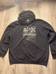 2006 AC/DC Back In Black 1980 Vintage Graphic Hoodie Size L