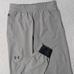 Under Armour Joggers Men Med Gray 28×29 Stretch Vanish Athletic 1352027 Spandex
