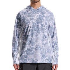 Outdoor Casual Men’s Fishing Hoodie Long Sleeved Sunscreen Hiking Hoodie