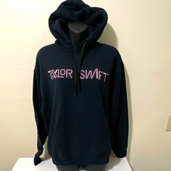 Gildan Heavy Blend Taylor Swift 1989 World Tour Black Pullover Hoodie M