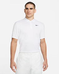 Nike Men’s M Court Dri-FIT Tennis Polo Golf Wimbledon White DD8372-100