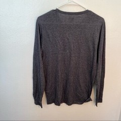 32 Degrees Men’s Weatherproof Long Sleeve Crewneck T-Shirt Heather Grey Stretch