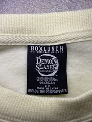 Demon Slayer: Kimetsu no Yaiba Zenitsu Pattern Sleeve Crewneck
