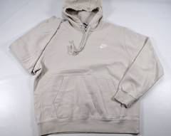 Nike Hoodie Sweatshirt Light Beige Unisex Size M