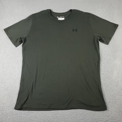 Under Armour T Shirt Mens 2XL Green Active Work Out Short Sleeve *