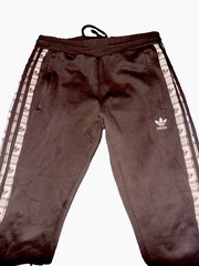Adidas Men’s Joggers Brown Plaid