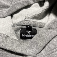 Bird Dogs Hoodie Mens Large Gray Logo Pullover Spellout Hooded Sweatshirt