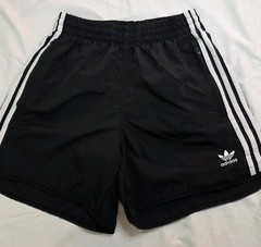 Adidas Originals Adicolor Sprinter Shorts Mens Small Black 3 Stripe Trefoil