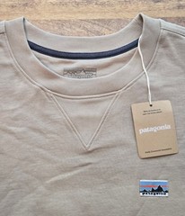 NEW Patagonia Mens Daily Crewneck Sweatshirt Seabird Grey, 22765 SBDY, Large NWT