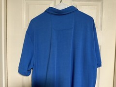 TOMMY BAHAMA MENS XL BLUE GOLF POLO MARLIN LOGO