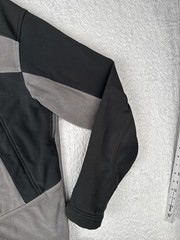 Mountain Hardwear Jacket Mens Large Gray Black Fleece Softshell Sapporo Beer