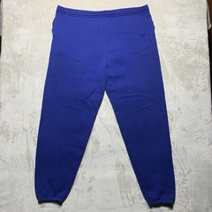 VTG 80s 90s JC Penney USA Plain Solid Blue Sweatpants SZ Large Made In USA