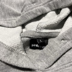 Bird Dogs Hoodie Mens Large Gray Logo Pullover Spellout Hooded Sweatshirt