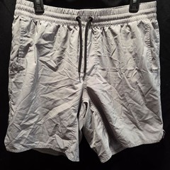 RSQ Active Shorts Sz L Mens Gray Lightweight Performance Tech Athletic Gym Hike