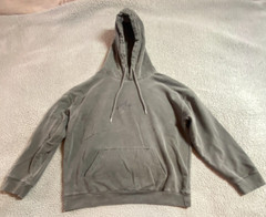 Boohoo MAN Men’s Gray Long Sleeve Drawstring Hoodie Sweatshirt Size M