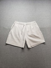 Zara Men Athletic Shorts L Gray Drawstring Elastic Waist Slash Pockets Active