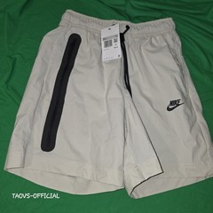 NWT Men’s Nike Tech Woven Light Bone Sail Ivory HQ0470-072 Shorts Sz XSmall