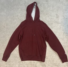 Champion Mens Hoodie Eco Fleece Pullover Sweatshirt S700 – Maroon/red, Small