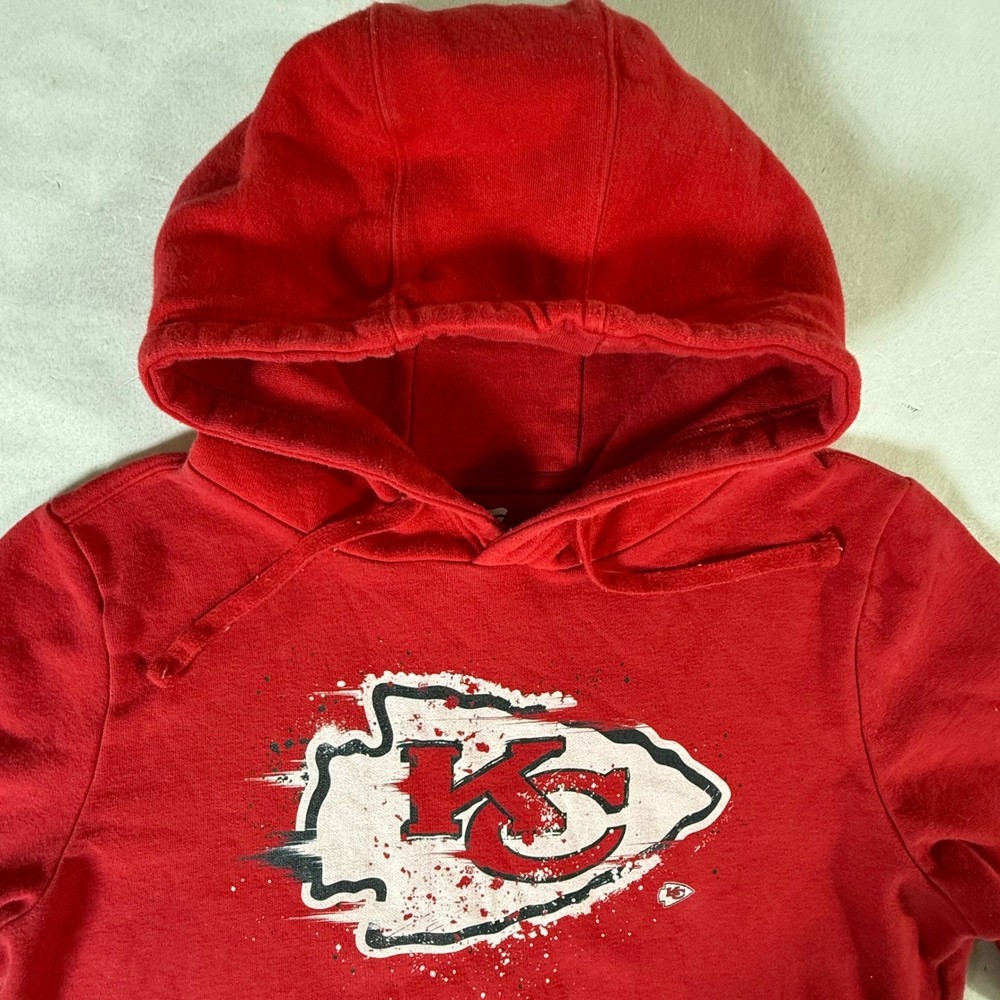 Kansas City Chiefs Hoodie Mens XL Fanatics Red Sweatshirt NFL Football