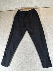 Adidas Pants Mens Medium Blue Slim Joggers Athletic Gym Training D4T Spaceknit