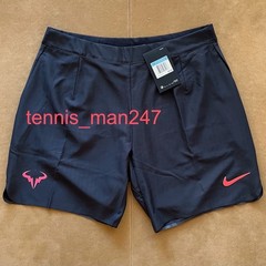 Nike Rafa Nadal 2017 US Open Tennis Flex Ace Shorts 7″ Bull Aeroreact Federer