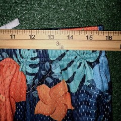 Inaka Power Mesh Shorts Floral Tropical Elastic Waist Pockets XXL Mens 2XL