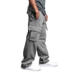 G-Style USA Men’s Jogger Heavy Weight Fleece Cargo Pocket Sweat Pants