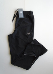NEW BALANCE All Motion JOGGERS Mens Running Pants Black w/Back Pkt. Sz. S,M,L