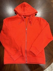 J.Crew Women’s Full Zip Fleece Hoodie with Pockets Size Medium