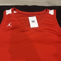 Jordan 4XL Stock Overtime Basketball Jersey Red/White FQ5296-657 NWT $47