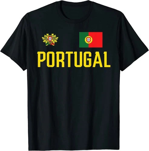 Portugal Flag Portuguese Football Soccer Fan Sport Unisex T-Shirt