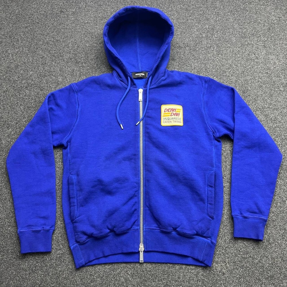 Dsquared Dean Dan Oversized Cool fit Zip Hoodie sz Small