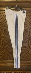 adidas Men’s Aeroready White Pants Red/Blue Stripes Tapered Leg Size Small Track