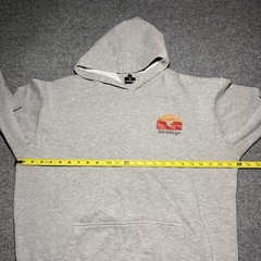 Bird Dogs Hoodie Mens Large Gray Logo Pullover Spellout Hooded Sweatshirt