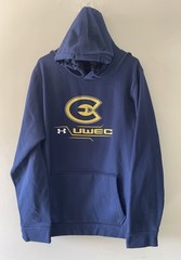 Wisconsin Eau Claire Hoodie Mens XL Blue Sweatshirt University Blugolds UWEC UA