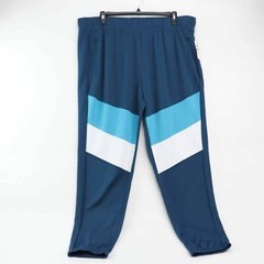 Ideology Mens Track Pants Blue Colorblock Zip Pockets Elastic Waist 3XL New